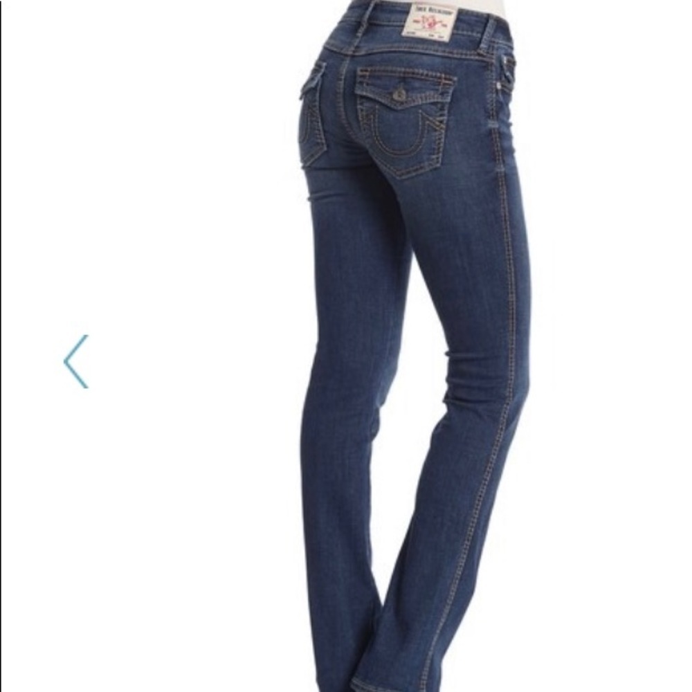 True Religion New Size 27 Dark Wash Billy Seat NWOT.